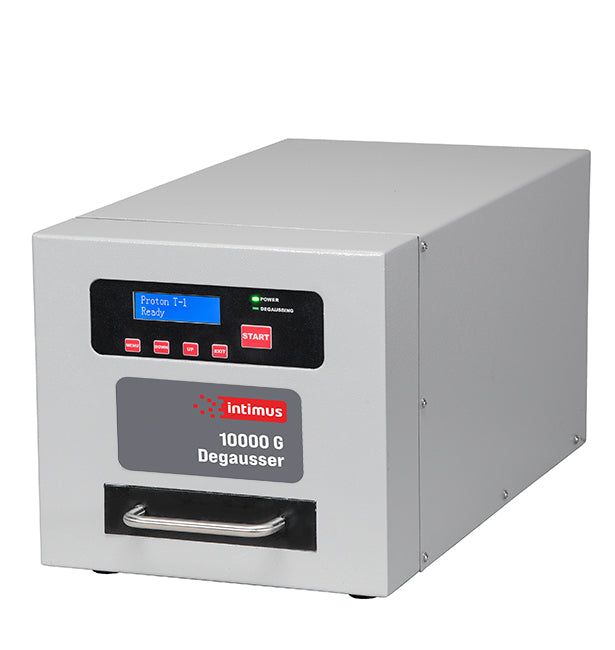Intimus Model 10000G drawer degausser, drawer closed
