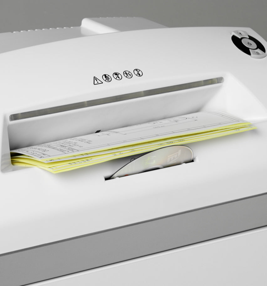 Intimus 120 CP4 separate feed slots for paper and CDs