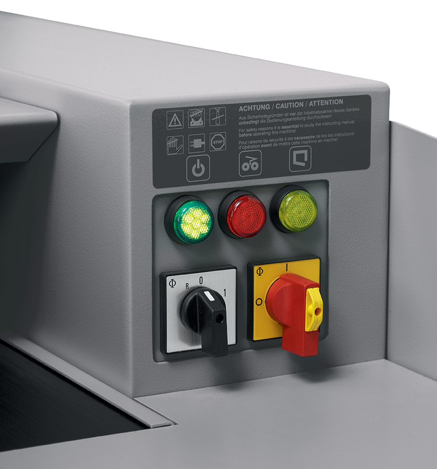 Intimus 14.95 control panel with lockout switch