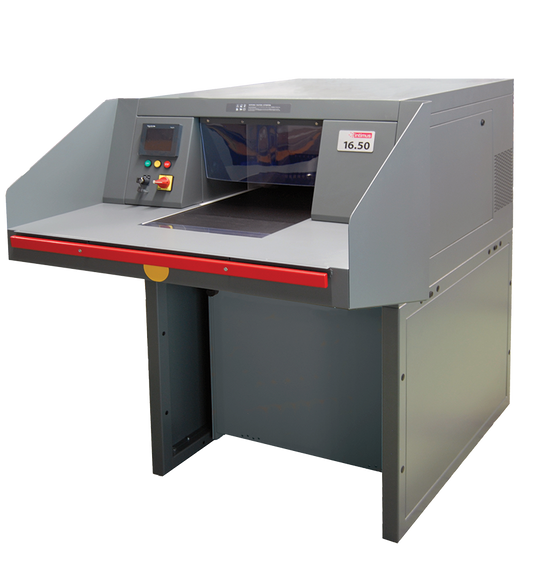 Intimus 16.50 SmartShred with sortation table and infeed conveyor