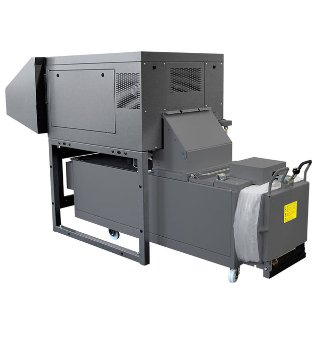 Intimus 16.86 SmartShred with 870 baling press, rear view