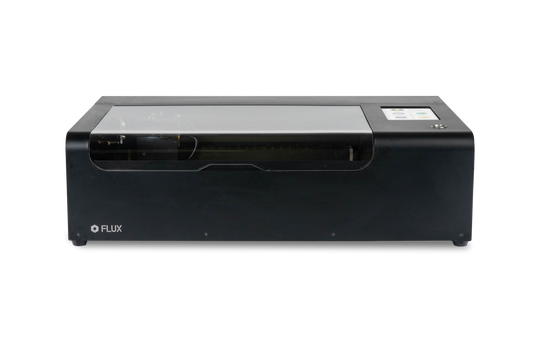 FLUX beamo 30W desktop CO2 laser cutter and engraver, front view