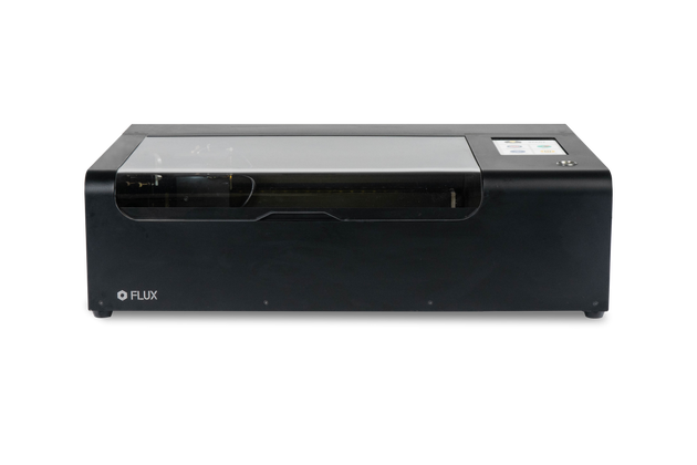 FLUX beamo 30W desktop CO2 laser cutter and engraver, front view