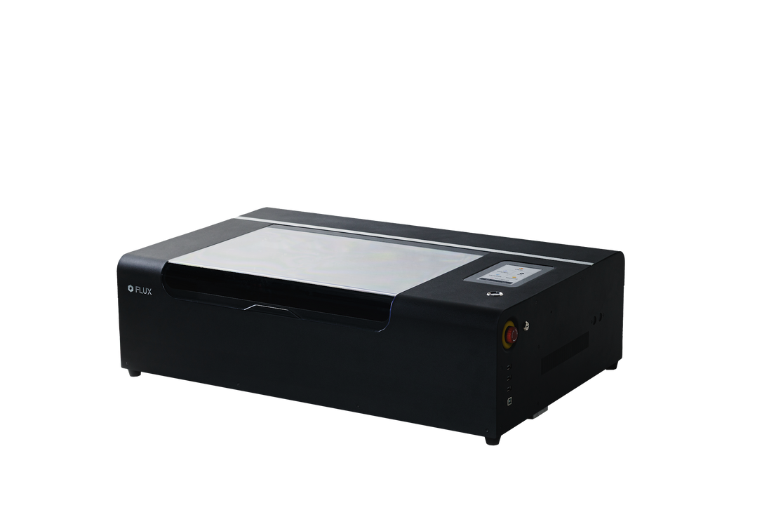 FLUX beamo II 30W Desktop Laser Cutter - side angle view