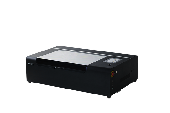 FLUX beamo II 30W Desktop Laser Cutter - side angle view