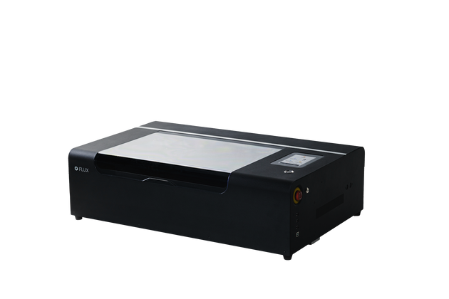 FLUX beamo II 30W Desktop Laser Cutter - side angle view