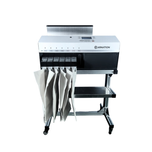 Carnation FedPro CRC2000 coin counter and sorter with bag holders