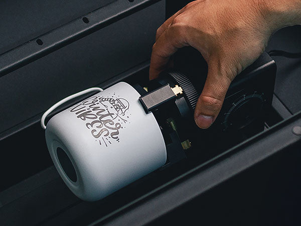 FLUX Beambox II chuck rotary attachment