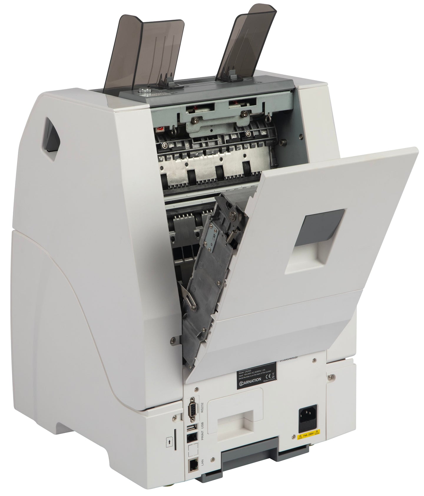Carnation FedPro CR2500 currency counter in use
