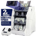 Carnation FedPro CR2500 currency counter, angled view