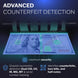 Carnation FedPro CR2500 currency counter, rear access view