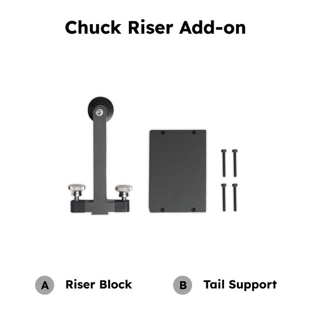 FLUX rotary chuck riser