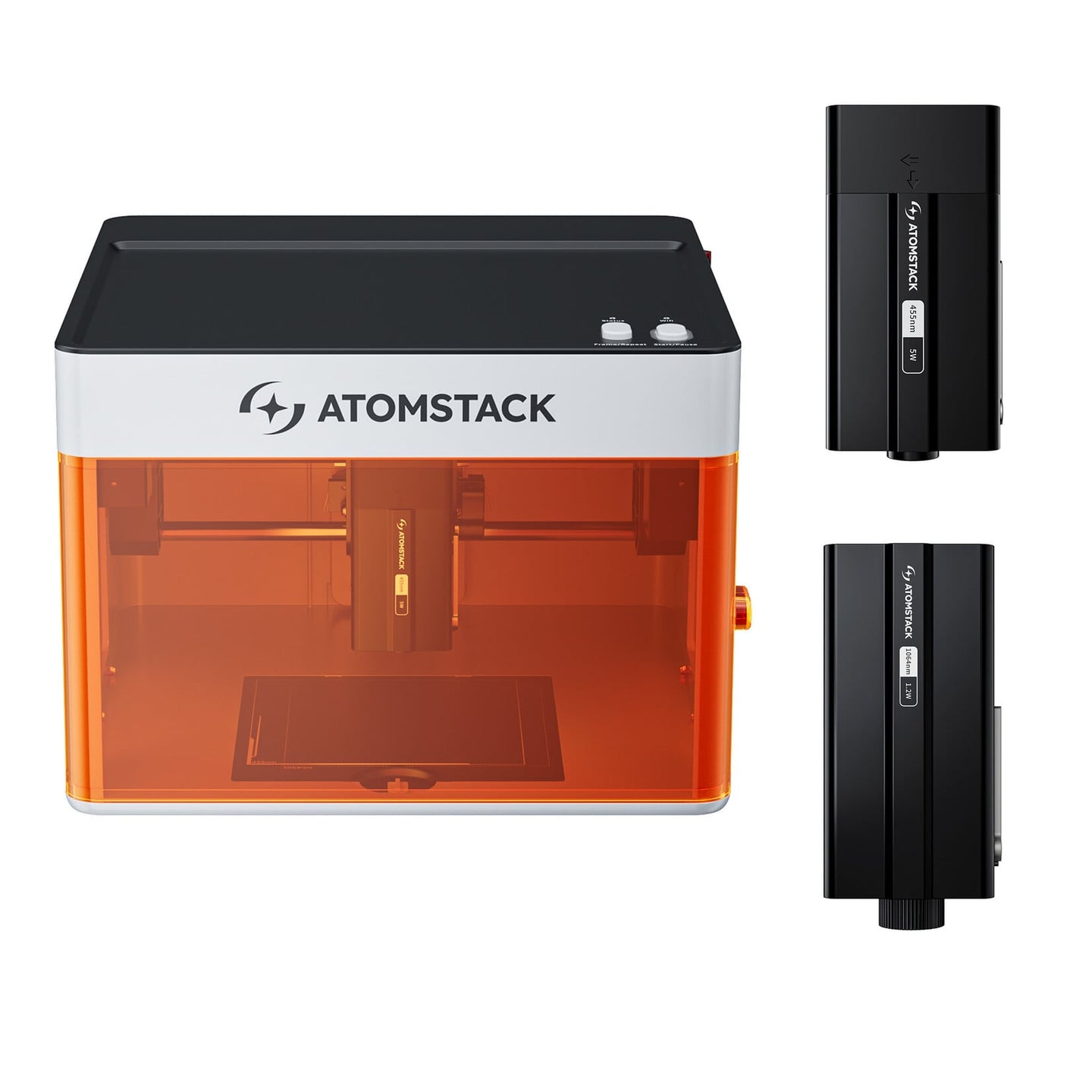 AtomStack P1 Dual Laser Engraver 5W Diode plus 1.2W IR product photo