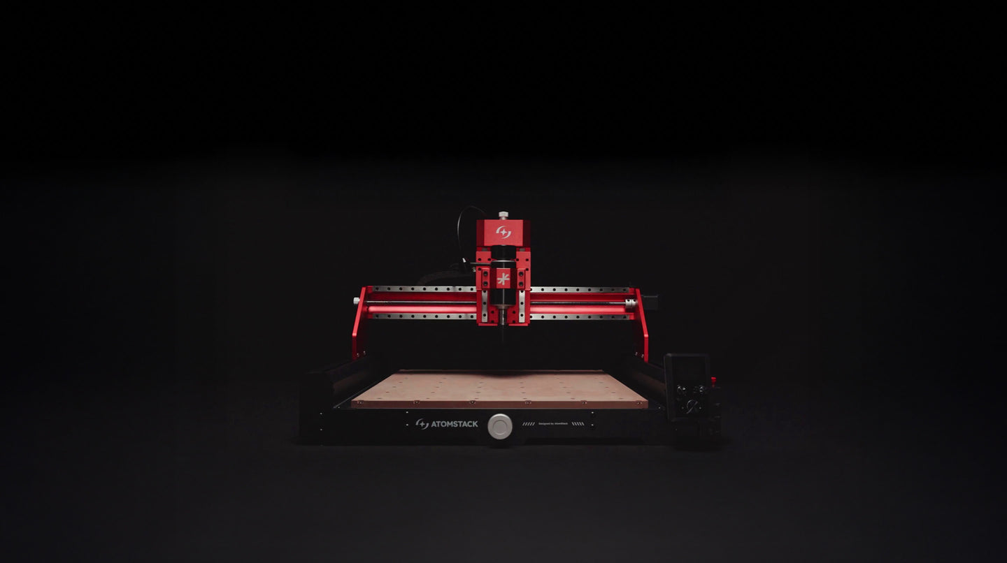 AtomStack C4 Pro CNC router with 200W spindle