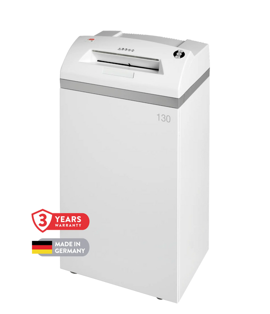 Intimus 130 CP4 cross-cut office shredder, front view