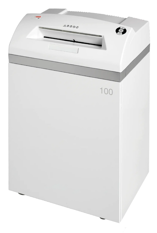 Intimus 100 CP4 cross-cut office shredder, front view