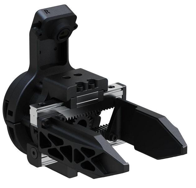 Unitree G1-D Ultimate A (G1-D-U6) Dex1-1 Force-Controlled Gripper Advanced Edition end effector close-up