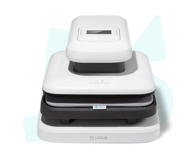 LOKLiK ImPress Auto 2-Smart heat press in Daisy White