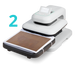 Step 2: pressing a design with the LOKLiK ImPress Auto 2-Smart