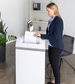 Intimus 130 CP4 shredder in use in an office