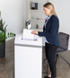 Intimus 130 CP4 shredder in use in an office