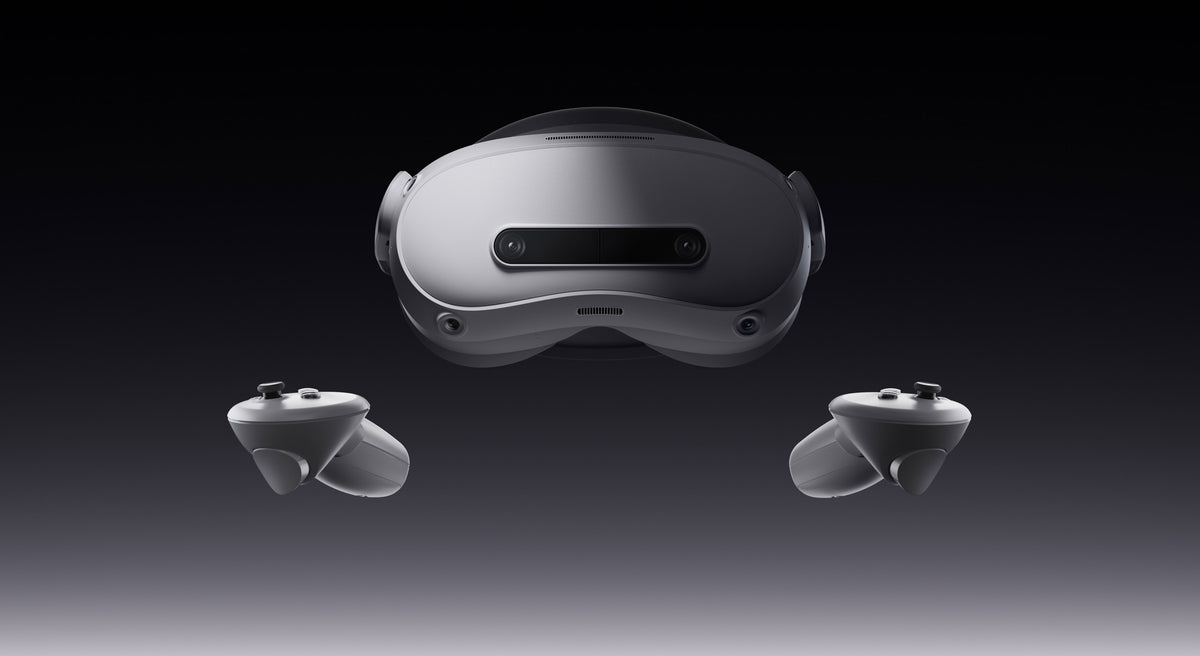 PICO 4 Ultra Enterprise VR headset with two motion controllers included in the Unitree VR Remote Operation Kit