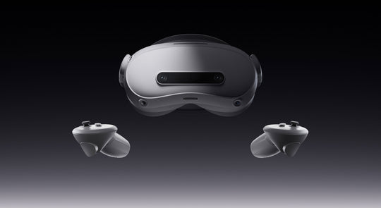 PICO 4 Ultra Enterprise VR headset with two motion controllers included in the Unitree VR Remote Operation Kit